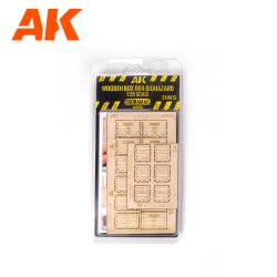 画像1: AKインタラクティブ[AK08230]レーザーカット木箱バイオハザード(1/35)3個入り