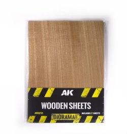 画像2: AKインタラクティブ[AK08233]木製シート・極薄・A4サイズ2枚入り