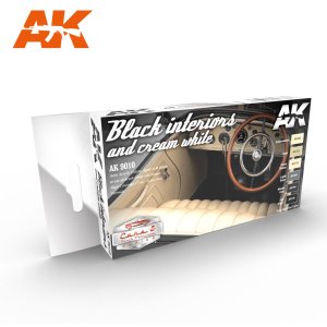 画像1: AKインタラクティブ[AK09010]ブラックインテリア＆クリームホワイトカラーズ (1)