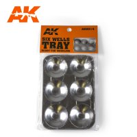 AKインタラクティブ[AK09014]アルミニウム角形パレット6マス