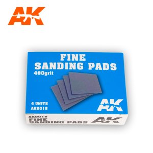 画像1: AKインタラクティブ[AK09018]サンディングパッド・細目400番・4枚入り (1)
