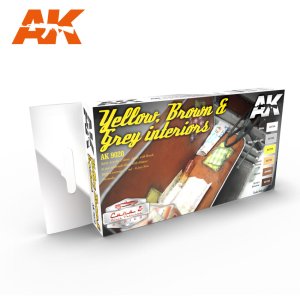 画像1: AKインタラクティブ[AK09020]イエロー・ブラウン・グレイインテリアカラーズ (1)