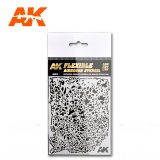 AKインタラクティブ[AK09079]フレキシブル・エアブラシステンシル　1/20 - 1/24 - 1/35スケール用