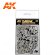 画像1: AKインタラクティブ[AK09080]フレキシブル・エアブラシステンシル　1/48 - 1/72スケール用 (1)