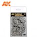 画像1: AKインタラクティブ[AK09080]フレキシブル・エアブラシステンシル　1/48 - 1/72スケール用 (1)