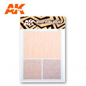 画像1: AKインタラクティブ[AK09082]木目デカールセット (1)