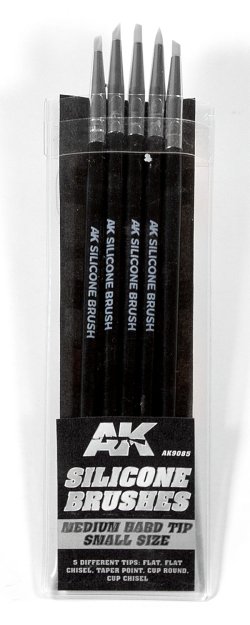 画像2: AKインタラクティブ[AK09085]シリコンブラシ5本セット硬さ普通・細