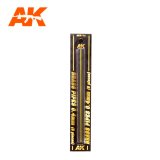 AKインタラクティブ[AK09103]真鍮パイプ 0.4mm径 5本入り