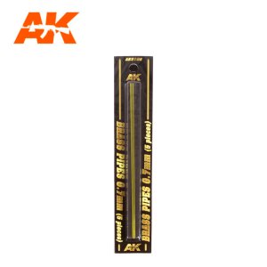 画像1: AKインタラクティブ[AK9106]真鍮パイプ 0.7mm径 5本入り (1)