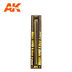 画像1: AKインタラクティブ[AK09107]真鍮パイプ 0.8mm径 5本入り