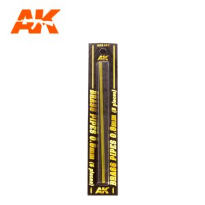 画像1: AKインタラクティブ[AK09107]真鍮パイプ 0.8mm径 5本入り (1)