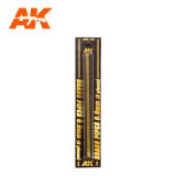 AKインタラクティブ[AK09108]真鍮パイプ 0.9mm径 5本入り