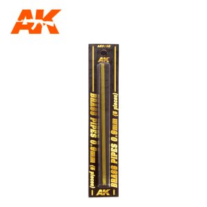 画像1: AKインタラクティブ[AK09108]真鍮パイプ 0.9mm径 5本入り (1)