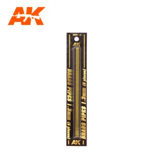 画像1: AKインタラクティブ[AK09112]真鍮パイプ 1.3mm径 5本入り (1)