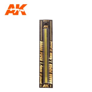 画像1: AKインタラクティブ[AK09113]真鍮パイプ 1.4mm径 5本入り (1)