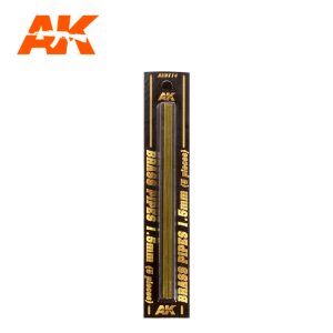 画像1: AKインタラクティブ[AK09114]真鍮パイプ 1.5mm径 5本入り (1)