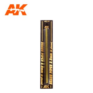 画像1: AKインタラクティブ[AK09122]真鍮パイプ 2.8mm径 2本入り (1)