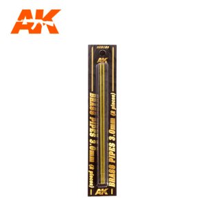 画像1: AKインタラクティブ[AK9123]真鍮パイプ 3.0mm径 2本入り (1)