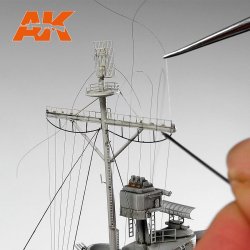 画像9: AKインタラクティブ[AK09134]弾性リギングボビン・超極細(1/700-1/1200)