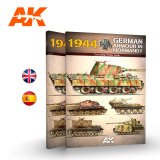 AKインタラクティブ書籍[AK916]書籍1944ドイツ戦車迷彩塗装ガイド・ノルマンディ戦線