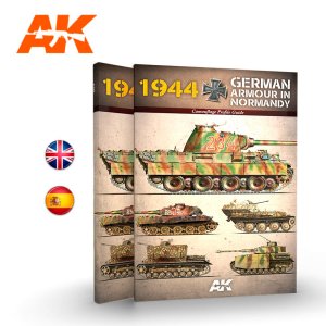 画像1: AKインタラクティブ書籍[AK916]書籍1944ドイツ戦車迷彩塗装ガイド・ノルマンディ戦線 (1)