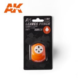 画像2: AKインタラクティブ[AK09171]葉パンチ・白樺(バーチ)の葉 (1:35 / 1:32 / 54mm)