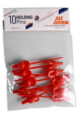 画像1: AKインタラクティブ[AK9565-B]ペインティングハンドル用クリップピン(10個入り)