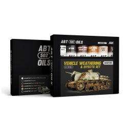画像1: AKインタラクティブ[AKABT302]車輌用油彩ウェザリングセット(新パッケージ・JANコード変更)