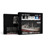 AKインタラクティブ[AKABT306]艦船向けグレー系油彩エフェクトセット