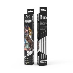 画像4: AKインタラクティブ[AKB102]テーブルトップ汎用筆3本セット