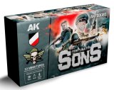 AKインタラクティブ[AKFS0020]フォーチュネイト・サンズ装甲擲弾兵師団・10体セット(30mmスケール)