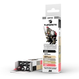 画像1: AKインタラクティブ[AKM102]スケルトン＆ゾンビ6色セット (1)