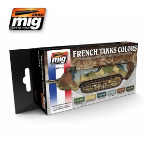 画像1: AMMO[AMIG7110]フランス軍戦車塗装色セット (1)