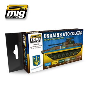 画像1: AMMO[AMIG7125]現用ウクライナ軍ATOカラーセット (1)