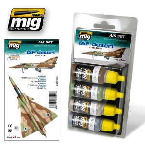 画像1: AMMO[AMIG7200]イスラエル空軍砂漠迷彩色セット (1)