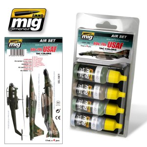 画像1: AMMO[AMIG7205]60s70s アメリカ空軍TACカラーセット (1)