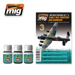 画像1: AMMO[AMIG7416]イギリス空軍前期塗装ウェザリングセット