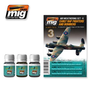 画像1: AMMO[AMIG7416]イギリス空軍前期塗装ウェザリングセット (1)