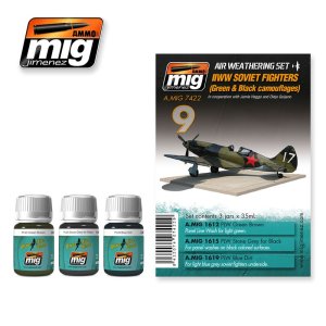 画像1: AMMO[AMIG7422]WW2ソビエト航空機ウェザリングセット (1)