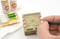 画像9: DOOZY[DZ037]レーザーカット自動車パーツ用木箱(1/24)1個入り