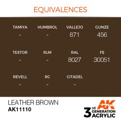 画像3: AKアクリル3G[AK11110][3G]レザーブラウン
