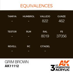 画像3: AKアクリル3G[AK11112][3G]グリムブラウン