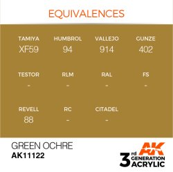 画像3: AKアクリル3G[AK11122][3G]グリーンオーカー
