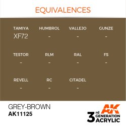 画像3: AKアクリル3G[AK11125][3G]グレイブラウン