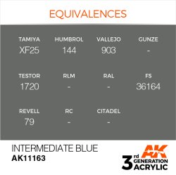 画像3: AKアクリル3G[AK11163][3G]インターメディエイトブルー