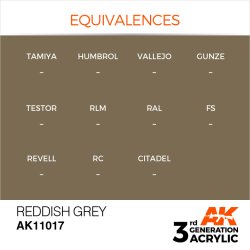 画像3: AKアクリル3G[AK11017][3G]レディッシュグレイ