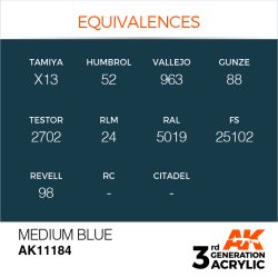 画像3: AKアクリル3G[AK11184][3G]メディウムブルー