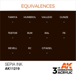 画像3: AKアクリル3G[AK11219][3G]セピアインク