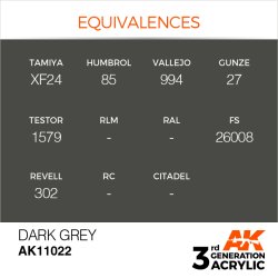 画像3: AKアクリル3G[AK11022][3G]ダークグレイ