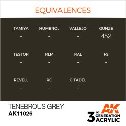 画像3: AKアクリル3G[AK11026][3G]テネブラスグレイ